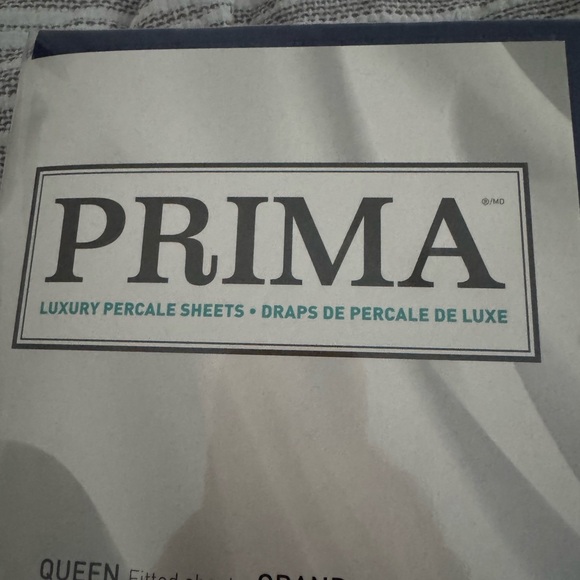 NWOT 🎉 Prima Navy Queen Fitted Sheet - Picture 4 of 5